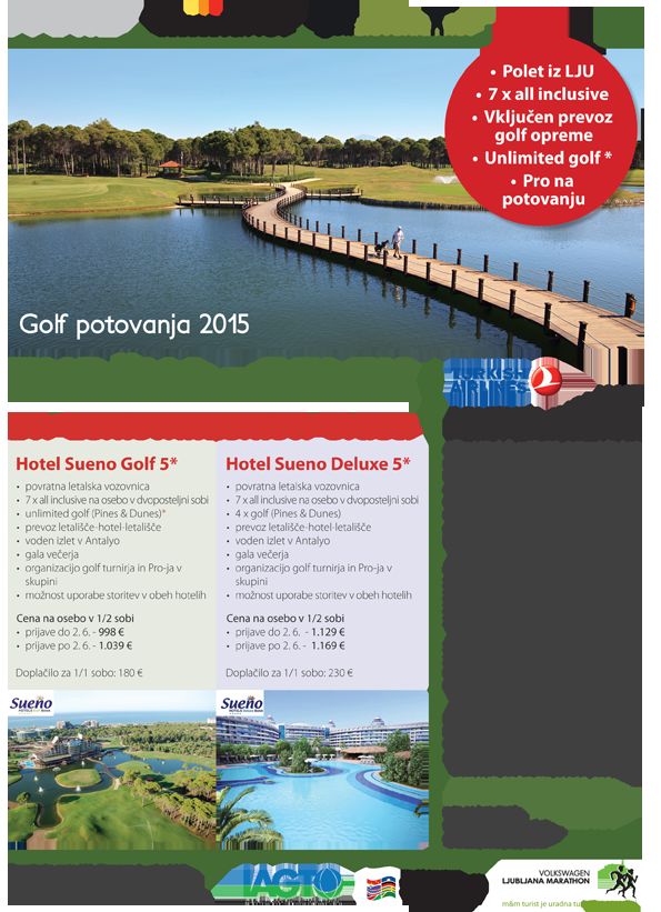 Golf potovanja - Turčija Belek
